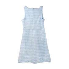 Tyler Boe Kennedy Dress Sz XL in Crystal Blue/White Houndstooth - NWT