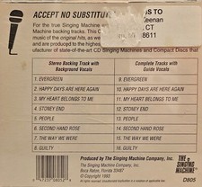 D805 SINGING MACHINE   KARAOKE CDG