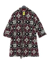 Tory Burch Women's Coat Chest: 40 In Black Floral 100% Other Overcoat