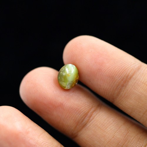 1.89 Ct Ceylon Natural Chrysoberyl Cats eye 7 x 6 Oval Shape Untreated Gemstone - Picture 20 of 24