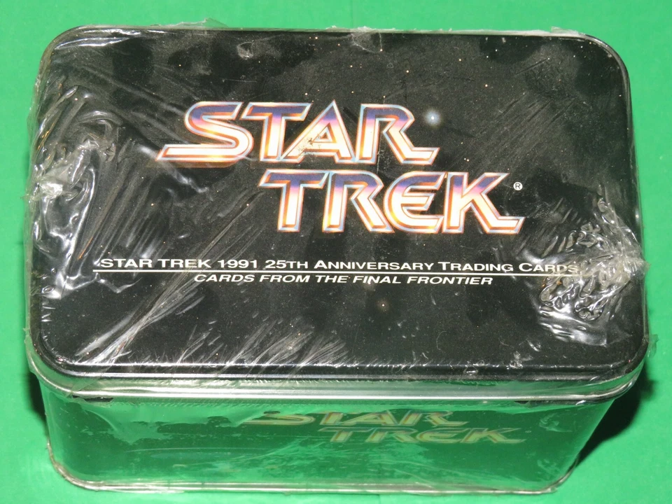 1991 Star Trek 25-летие 310 карта заводской набор запечатанный олово W 4 голограммы - Изображение 2 из 4