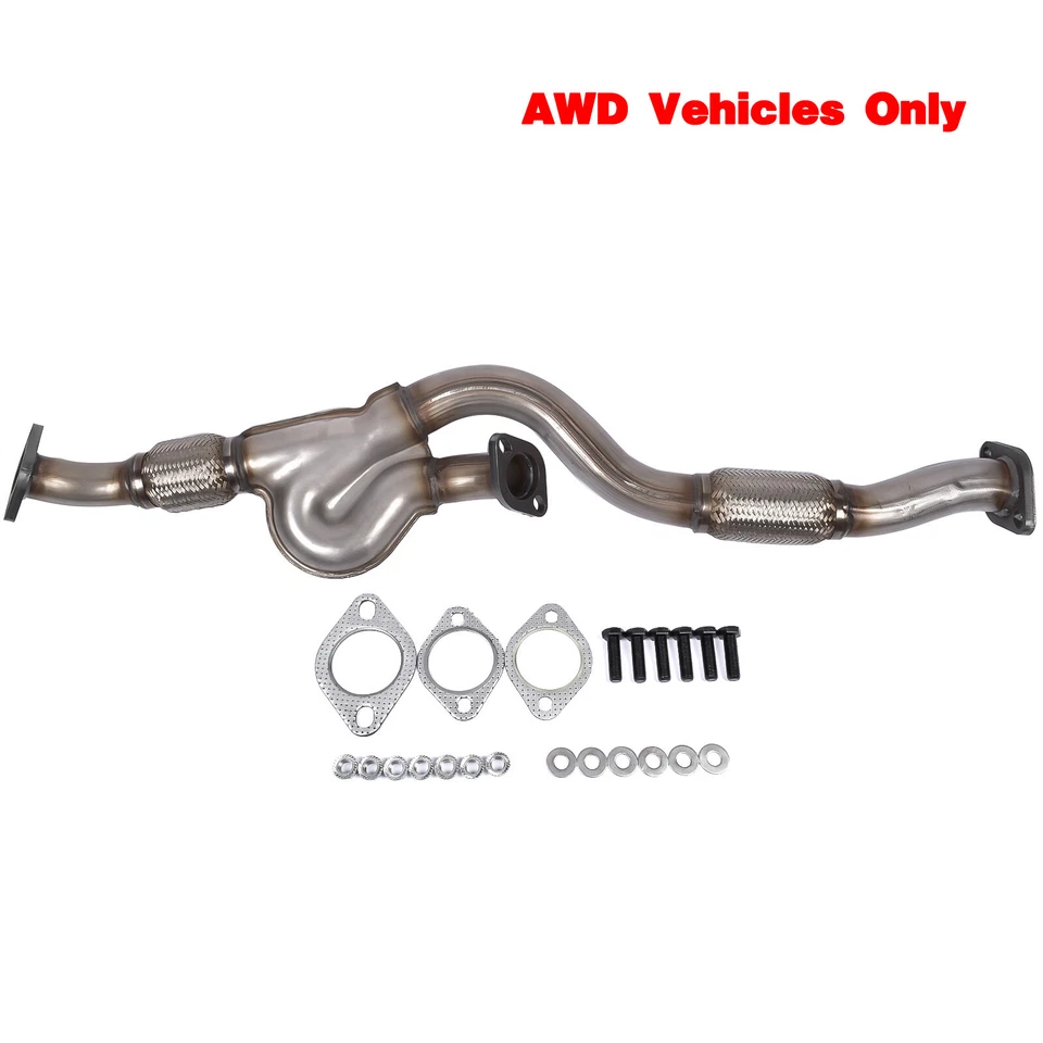 Tubo de escape delantero flexible en Y para Hyundai Tucson Kia Sportage 2,7 L V6 GAS AWD 05-08 Foto 3 de 4