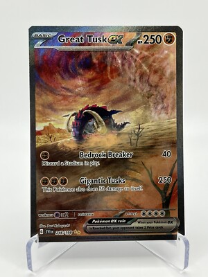 great tusk ex pokemon card value Great Tusk ex #72 Prices | Pokemon Promo