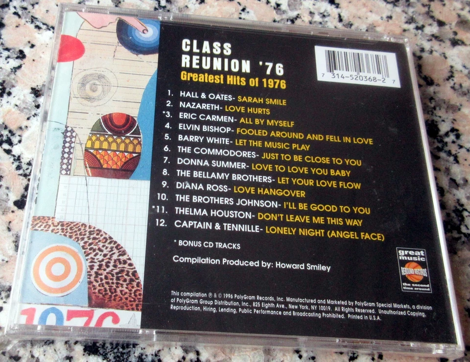 Nazareth Eric Carmen Diana Ross Donna Summer Elvin Bishop 1976 NEW RARE CD $$ Foto 2 de 3