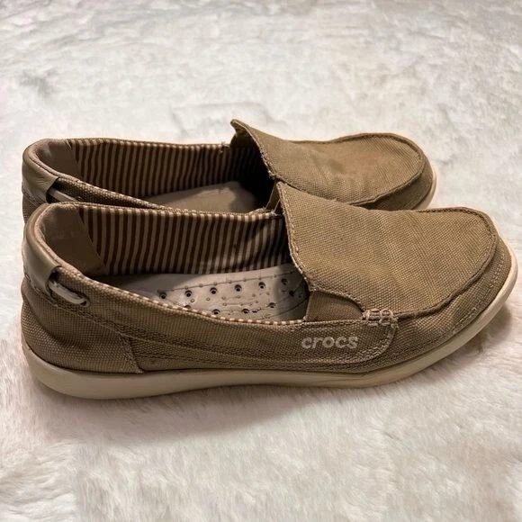Canvas crocs women's top