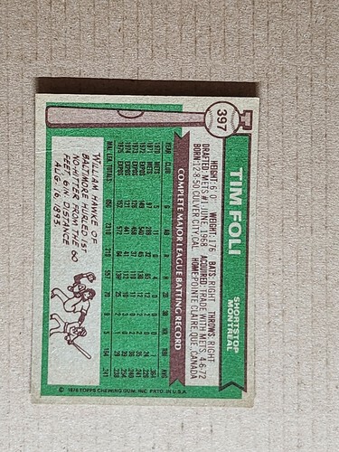 1976 Topps Baseball Pick A Card #251-500 Singles Complete your Set - UPDATED - Picture 285 of 481