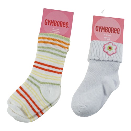Gymboree Vintage Baby 12-24 mos. Wildflower Fields, Spring Fun Socks Lot NWT - 第 1/7 張圖片