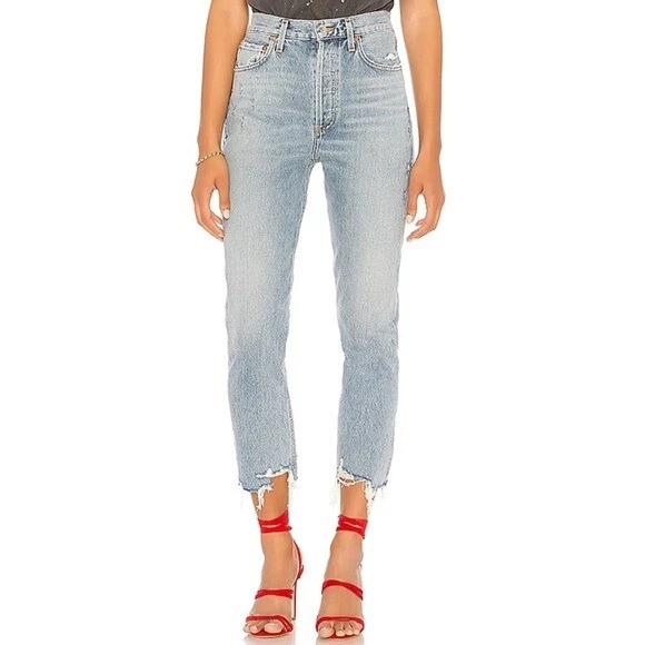 Agolde high cheap rise jeans