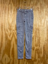 American Eagle Women's Ne x t Level Stretch Hi Rise Jegging Jeans Gray Size 00