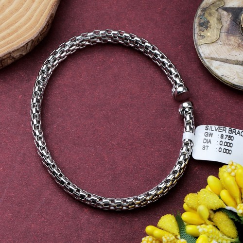 925 Sterlingsilber Einzigartig Damen Offen Tulpe Armband Schmuck Geburtstag Gift - Bild 5 von 7