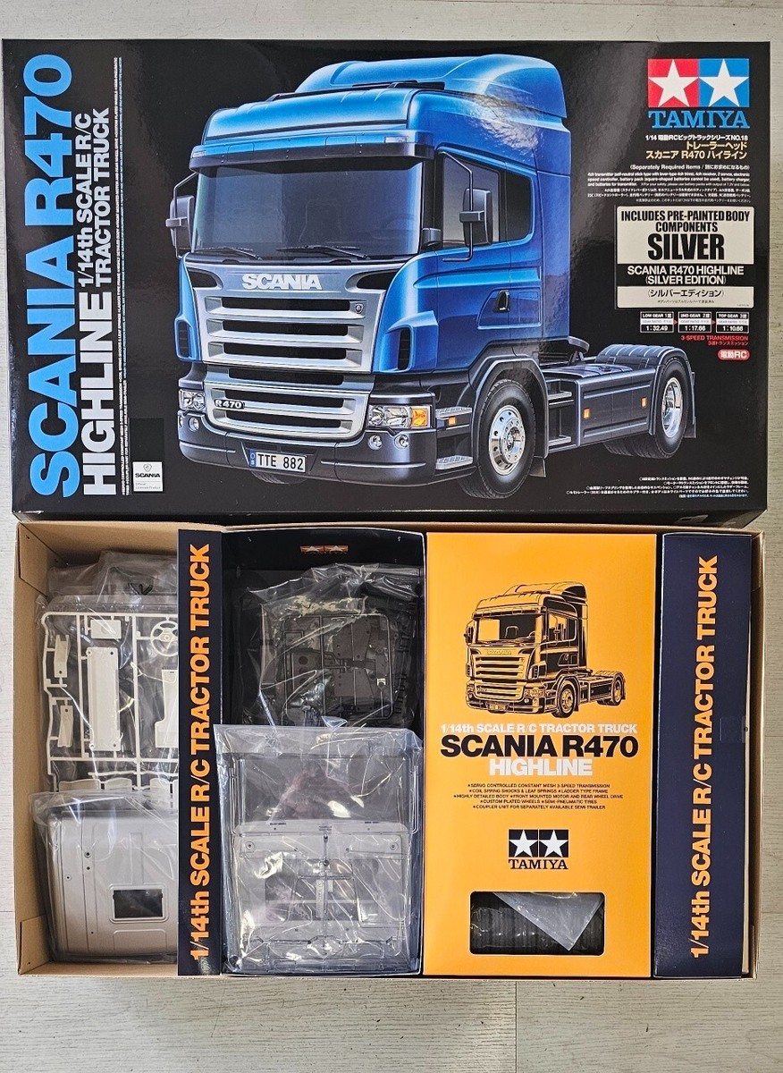 Tamiya 1/14 RC Scania R470 (Silver) Item 56364 | eBay