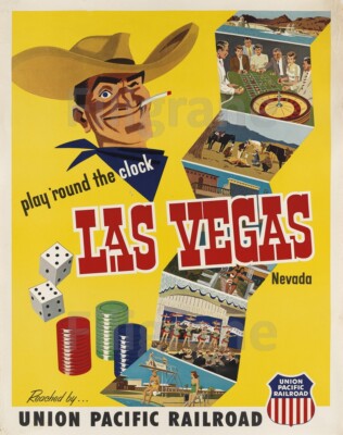 LAS VEGAS CASINO Rbsb-POSTER HQ 50x70cm d'une AFFICHE VINTAGE LAS VEGAS CASINO Rbsb-POSTER HQ 50x70cm d'une AFFICHE VINTAGE