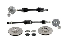 Front Disc Rotors Pads Hub & Bearing Kits CV Shafts for Scion TC 05-10 7Pc