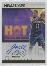 2016-17 Panini NBA Hoops Hot Signatures Jarell Martin #19 Auto qc6