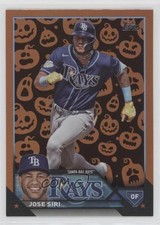 2023 Topps Update Jack-O'-Lantern Foil Jose Siri #US78 0q0m