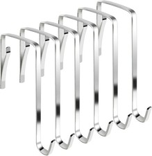 10Pcs Over The Door Hooks, Metal Door Hanger Z Hooks, Sturdy Over Door Hooks for