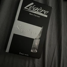 1O Legere Reeds Ltd Bass Clarinet Signature Reed Strength 1.75 Open Box