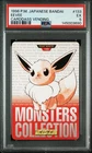 PSA 5 1996 POKEMON JAPANESE BANDAI CARDDASS VENDING 133 EEVEE  RED