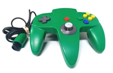 Nintendo 64 N64 Green Authentic OEM Controller Tight Stick Tested & Working