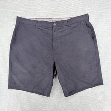 Johnnie O Shorts Mens 40 Black Prep Formance Calcutta Golf Chino Performance