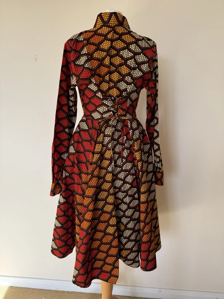 Vestido Para Mujer Estampado Africano Ocasión de Verano Fiesta Ankara 100% Algodón Vestido Foto 4 de 4