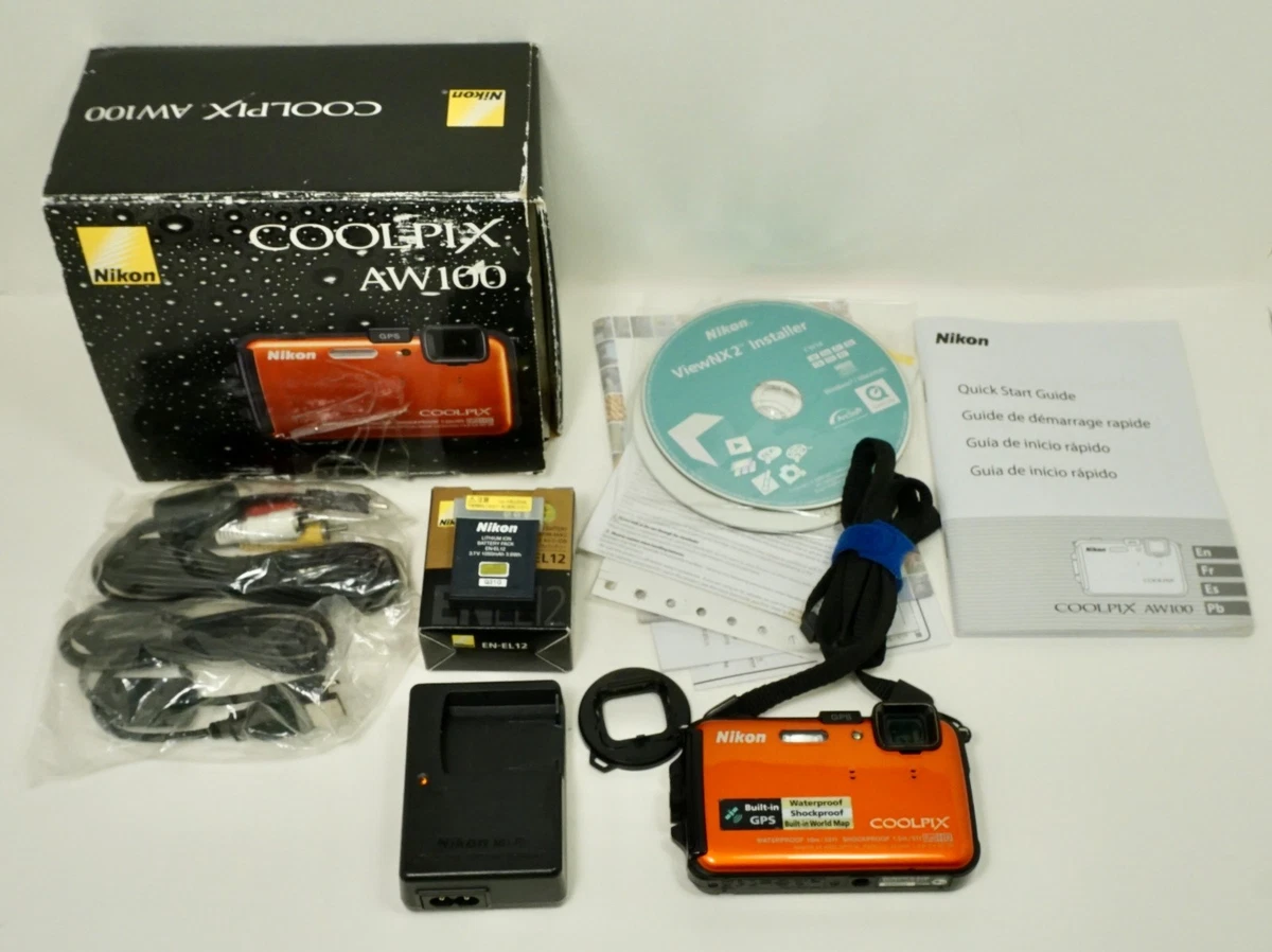 Nikon Coolpix AW100 Waterproof Digital Cameras for sale | eBay