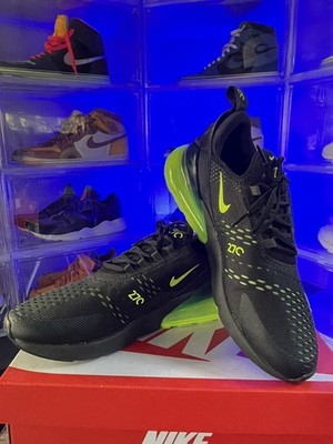 Nike Air Max 270 Black / Volt Size 8.5M Ah8050-017 (Replacement Box)