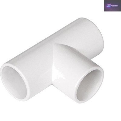 Mühelose Installation 22 mm weiß T-Stück Verbinder für Sanitär Überlaufbedarf