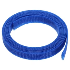 PET Cable Wire Wrap 29.8mm Expandable Sleeving Blue 3 M Length