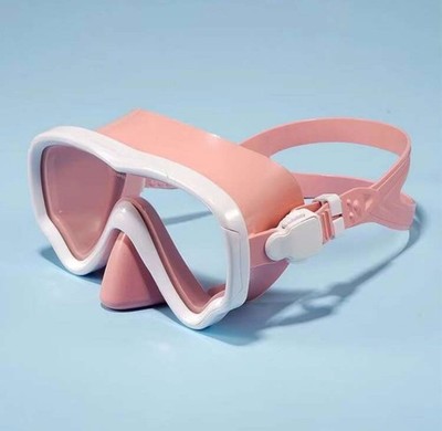 Adult Snorkel Mask, Tempered Glass One-Piece Mask, Eye Protection Waterproof