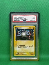 PSA 9 STAMPED Magnemite Rev. Foil #66 EX TEAM ROCKET RETURNS - 2004 Pokemon  on eBay