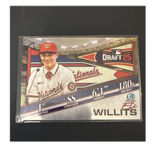 Topps 2025 Bowman Draft Night Chrome Rookie Insert BDN-1 Eli Willits Nationals