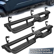 Chevrolet Side Steps 2-Stair Side Step For 07-18 Silverado Sierra 1500 Double Cab Running Boards BXKQ