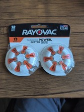 Rayovac Size 13 Hearing Aid Batteries 12 Pack 1.45V New Exp 2026