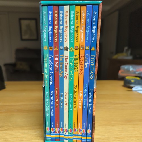 Sealed Usborne Beginners History 10 Books Collection Box Set Stone Age, Iron Age - Picture 3 of 6