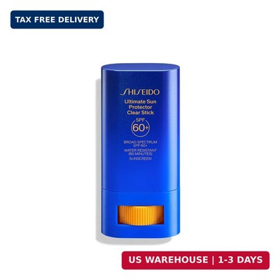 Shiseido Clear Sunscreen Stick - Invisible Broad-Spectrum Face Sunscreen - Wear 