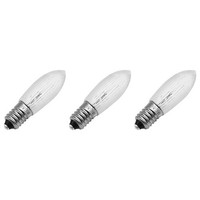 Weihnachts-Ersatzlampe E10 GlüHlampe Klar 24V 3W Warmweiß Dimmbar 3 StüCk