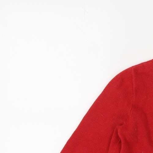 Gap Kids Girls Red Pullover Jumper with Sequin Dog, Size S - Picture 12 of 12
