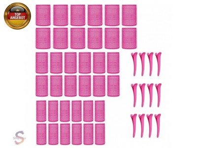 KEYRI 48 Stück Lockenwickler Set Jumbo Groß Haftwickler Selbsthaftend Hair R
