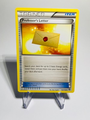 PROFESSOR'S LETTER 2014 Pokemon XY Base Set  Uncommon POKÉMON 123/146