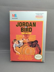 * Jordan vs Bird: One On One (Nintendo NES, 1988) Complete CIB
