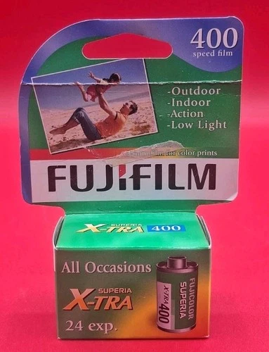 FujiFilm NPH 400 Speed 24 Exposure Superia X-tra Film - Expired 05/2013 - product listing photo