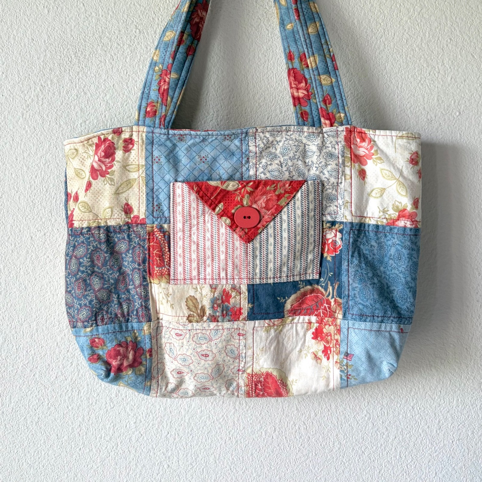Handmade patchwork purse patchwork bag patchwork … - image 1