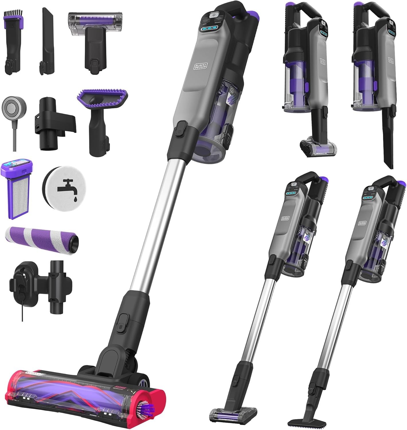 BLACK+DECKER SUMMITSERIES&trade; select Cordless Stick Vacuum, Pet - BHFEA640WP