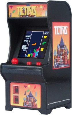 Tiny Arcade Tetris Mini Retro Game 3.5 Playable Handheld Arcade Machine w/ Re...