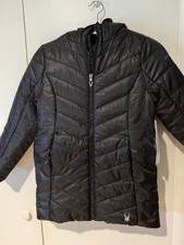 NWT Girls Spyder ThermaWeb Long Midweight Puffer Jacket Medium 8/10