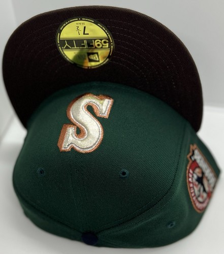 Seattle Mariners 2Tone Full Metallic S Logo & 30th Ann. SP New Era 59fifty 7 1/2 - Picture 15 of 16