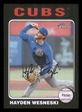 2024 Topps Heritage Black Border #256 Hayden Wesneski *#/50