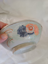 China 20th Century Celadon Cherry and Peony Flowers Porcelain Bowl No. 4