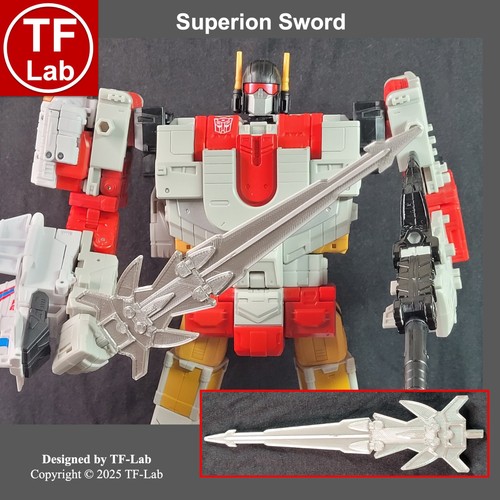 Sword Upgrade Kit: Transformers Aerialbot Silverbolt Superion Age of Primes - Picture 4 of 4